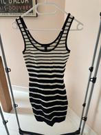 Zwart/wit Mango zomerjurkje - 90cm, Kleding | Dames, Jurken, Verzenden, Zwart, Zo goed als nieuw, Maat 36 (S)