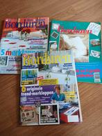 3 Tijdschriften Borduren, Hobby en Vrije tijd, Ophalen of Verzenden, Zo goed als nieuw, Handborduren, Patroon