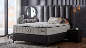 ACTIE! Opberg Boxspring PRADA Dubbelzijdig matras 180 x 200!