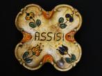Uniek vide poche met als opschrift Assisi Deruta keramiek, Antiek en Kunst, Ophalen of Verzenden