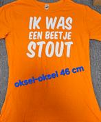 Koningsdag, oranje kleding, rojami, rojami's , kingsday,, Ophalen of Verzenden, Zo goed als nieuw, Oranje, Korte mouw