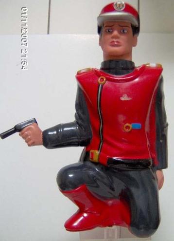 Captain Scarlet pop 24cm hoog lege zeepfles beschikbaar voor biedingen