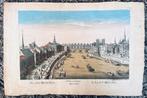 Antieke gravure Parijs - Le Pont de St. Michel, Ophalen of Verzenden