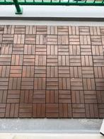 Ikea Houten Terrastegels - 42 stuks, Tuin en Terras, Terrasdelen en Vlonders, Ophalen of Verzenden, Gebruikt, Hout