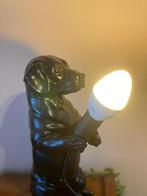 Vintage Hond Lamp Zwart, Minder dan 50 cm, Ophalen of Verzenden, Zo goed als nieuw