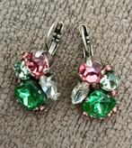 Prachtige Farfino oorbellen met Swarovski kristallen, Met kristal, Overige materialen, Hangers, Nieuw