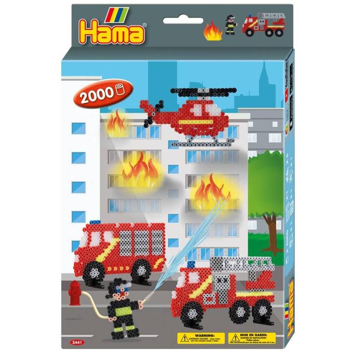 Hama: Strijkkralen Brandweerset 2000-delig, Kinderen en Baby's, Speelgoed | Educatief en Creatief, Nieuw, Ophalen of Verzenden