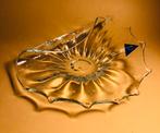 Prachtige glazen schaal in de vorm van een schelp, Ophalen of Verzenden, Zo goed als nieuw, Rond, Glas