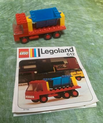 Vintage LEGO Legoland 612 Vrachtwagen (1973) beschikbaar voor biedingen