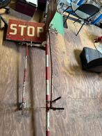 Vintage Verkeerspolitie Stopbord Klapbord, Ophalen