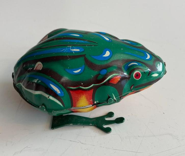Vintage blikken speelgoed | kikker, Antiek en Kunst, Antiek | Speelgoed, Ophalen
