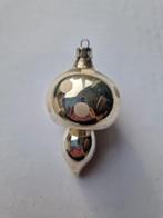 Oude glazen kerstbal paddenstoel glas retro oud vintage, Diversen, Kerst, Ophalen of Verzenden, Zo goed als nieuw