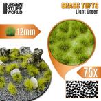Static Grass Tufts 12 mm - 75x - Light Green 12943, Verzenden, ES, GSW, Info@sceneryenzo.nl