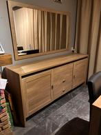 Dressoir met spiegel, Huis en Inrichting, Kasten | Dressoirs, Ophalen, Gebruikt, 150 tot 200 cm, 25 tot 50 cm