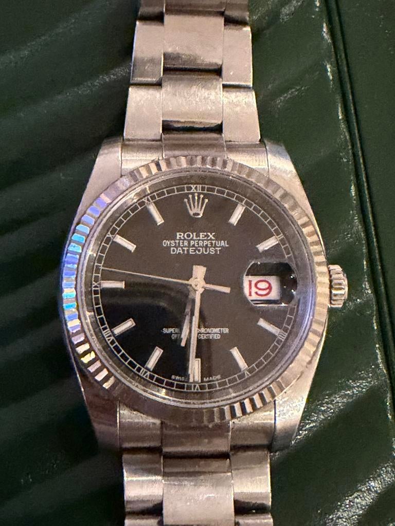 Rolex Datejust 116234, Ophalen of Verzenden, Zo goed als nieuw, Staal, Rolex