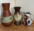 Vintage West Germany Keramiek Vaasjes & Kannetje, Ophalen