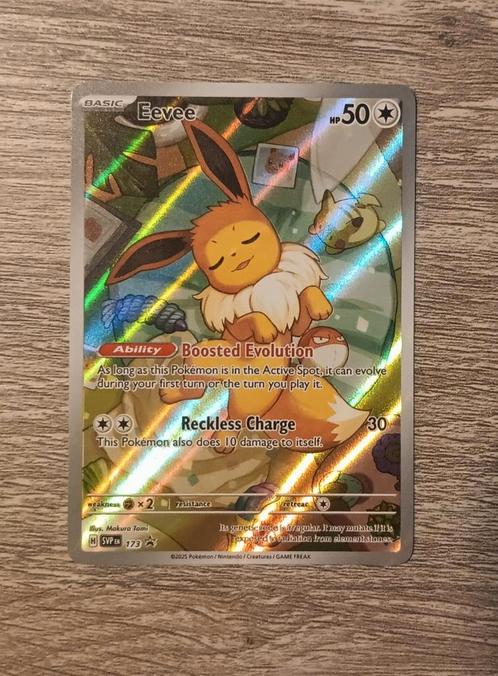 Eevee (SVP173), Hobby en Vrije tijd, Verzamelkaartspellen | Pokémon, Zo goed als nieuw, Losse kaart, Ophalen of Verzenden