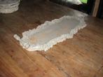 Grijze Houten dienblad, Huis en Inrichting, Ophalen of Verzenden, Gebruikt, Rechthoekig, Hout
