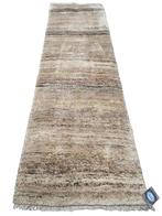 Handgeknoopt Perzisch wol Gabbeh tapijt runner 63x200cm, Gebruikt, Crème, Gabbeh Modern Persian vintage oosters hype, 200 cm of meer