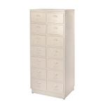 IJzeren Vintage Ladekast Retro Apotheek Refurbished Wit, Info@dehanzeherten.nl, 5 laden of meer, 100 tot 150 cm, Nieuw