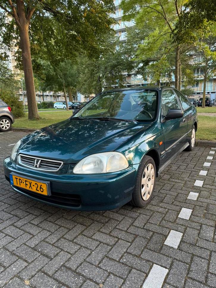 Honda Civic 1.6 I Coupe LS 1998 Groen, Auto's, Honda, Particulier, Civic, Benzine, Coupé, Handgeschakeld, Origineel Nederlands