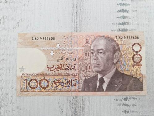 Marokko 100 dirhams 1987, Postzegels en Munten, Bankbiljetten | Afrika, Overige landen, Ophalen of Verzenden
