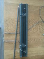 Kunststof 'luxaflex', 60 cm breed, Gebruikt, 100 tot 150 cm, Grijs, 50 tot 100 cm