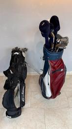 2 Golftassen inclusief goldclubs, Sport en Fitness, Golf, Ophalen, Gebruikt, Set