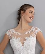 UITVERKOOP! Stijlvolle trouwjurk! Nieuw! Gratis toegang, Ophalen, Zo goed als nieuw, Wit, Trouwjurk