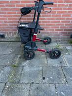 Rollator lichtgewicht Topro troja rood, incl rugsteun, Diversen, Ophalen, Lichtgewicht, Zo goed als nieuw