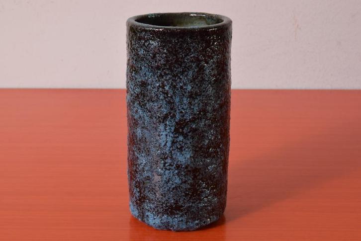 Retro vintage cilindrische Pieter Groeneveldt vaas, Antiek en Kunst, Antiek | Vazen, Ophalen of Verzenden