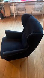 Ikea fauteuil (donker blauw), Huis en Inrichting, Stoelen, Ophalen, Gebruikt, Blauw, Eén