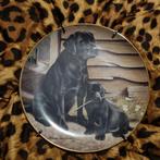 Porselein bordje hond, Antiek en Kunst, Ophalen