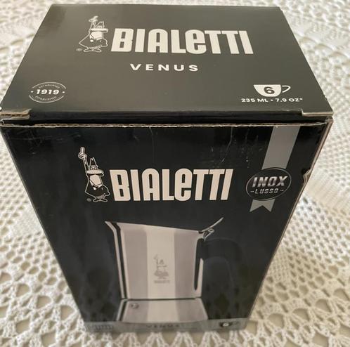 Bialetti Venus 6 kops percolator 235ml met koffie, Witgoed en Apparatuur, Koffiezetapparaten, Zo goed als nieuw, Gemalen koffie