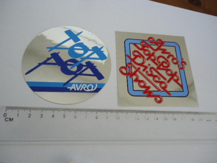 sticker oud AVro TOPPOP glans disco ad visser tv cult pop, Verzamelen, Stickers, Zo goed als nieuw, Bedrijf of Vereniging, Verzenden