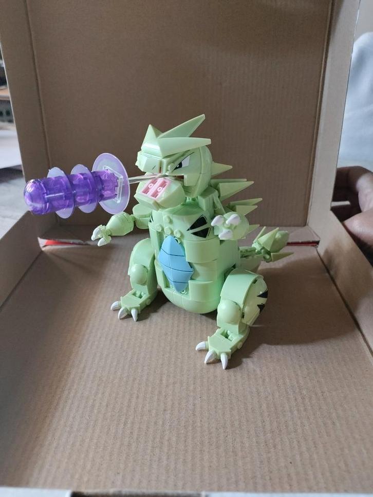 Mega Construx, Pokemon Tyranitar, Kinderen en Baby's, Speelgoed | Bouwstenen, Zo goed als nieuw, Megabloks, Ophalen of Verzenden