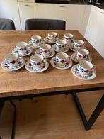 Boerenbont koffiekopjes, Ophalen of Verzenden, Zo goed als nieuw, Kop(pen) en/of Schotel(s), Aardewerk