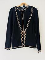 Prachtig twinset van Etnicelle maat 38, Kleding | Dames, Truien en Vesten, Maat 38/40 (M), Zwart, Ophalen of Verzenden, Zo goed als nieuw