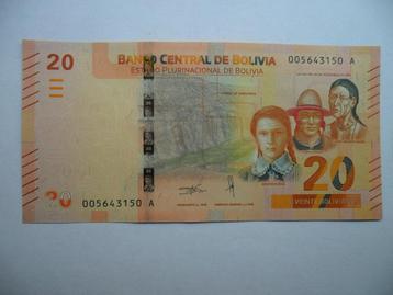 Bolivia #249 [ND] / 20 bolivianos UNC beschikbaar voor biedingen