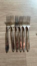 Verzilverde ontbijtvorken Keltum p2, Ophalen of Verzenden, Zo goed als nieuw, Zilver