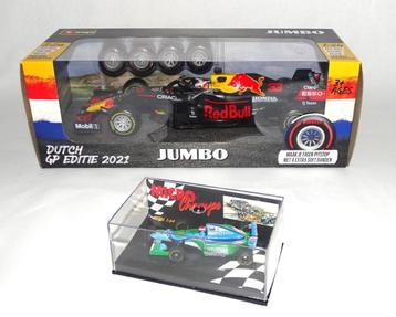 Max en Jos Verstappen Dutch ed 2021 Red Bull  1/24+ 1/64 Jos beschikbaar voor biedingen