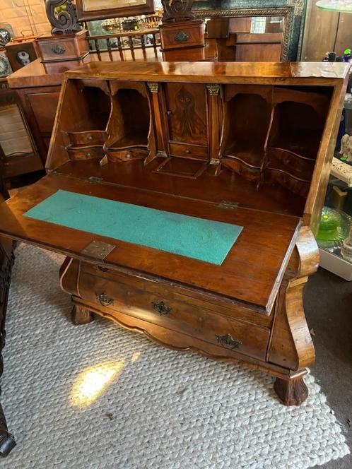 diverse wortelnoten klepsecretaire en kasten ook export, Antiek en Kunst, Antiek | Meubels | Kasten, Ophalen