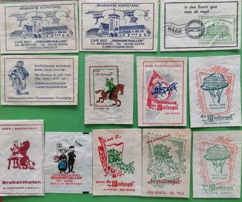 Den Bosch Postzegel Brabanthallen Veemarkthallen 551, Verzamelen, Suikerzakjes, Verzenden