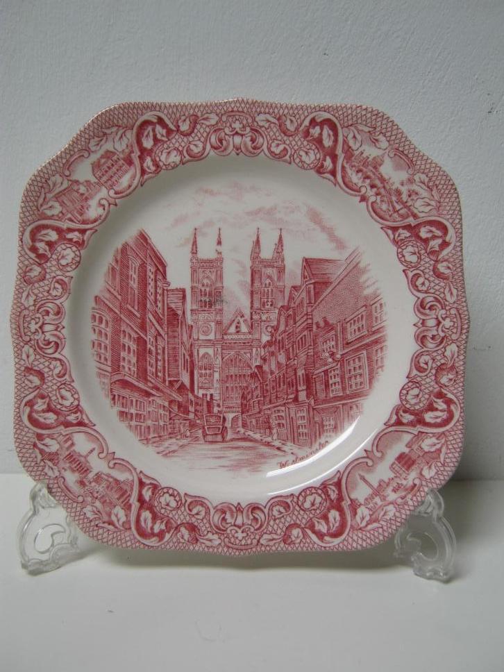Johnson Brothers Old London Engeland side plate roze, Antiek en Kunst, Antiek | Servies los, Ophalen of Verzenden