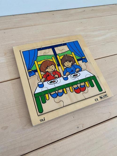 Rolf puzzel schoolmateriaal, Kinderen en Baby's, Speelgoed | Houten speelgoed, Gebruikt, Ophalen of Verzenden