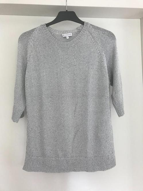 Warehouse: z.g.a.n. zilverkleurig truitje maat S, Kleding | Dames, Truien en Vesten, Zo goed als nieuw, Maat 36 (S), Overige kleuren