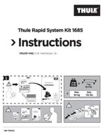 Voetenset en kitset Thule voor dakdragers Volvo V40, Thule, Gebruikt, Ophalen of Verzenden, Thule