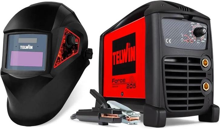 Telwin force 205 tribe 9-13, Doe-het-zelf en Verbouw, Gereedschap | Lasapparaten, Nieuw, Elektroden, 150 tot 250 ampère, Ophalen of Verzenden
