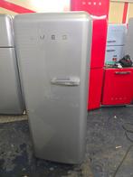 Smeg koelkast zilver(gratis bezorging), Ophalen, 200 liter of meer, 160 cm of meer, Zo goed als nieuw