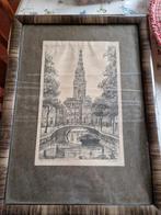 Schets Zuiderkerk Amsterdam - Hans Lenz, ca. 1920, Ophalen of Verzenden